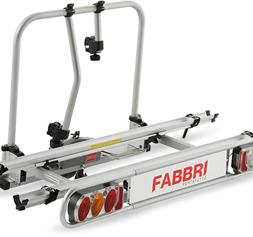 Fabbri Elektrobike Exclusive Deluxe Fahrradträger Anhängerkupplung für 2 Fahrräder / E-Bikes 60 kg - Fahrradträger für Anhängerkupplungen von Fabbri Portatutto