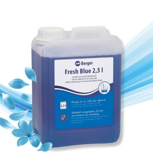 Berger Fresh Blue Fäkalientankzusatz 2,5 Liter - Sanitärzusätze & -flüssigkeiten