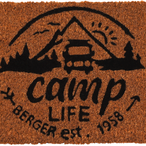 Berger Camplife Kokos Fußmatte 50 x 25 cm - Vorzeltteppich & Zeltboden