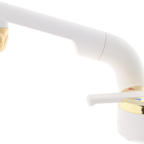 Barwig Perfect Automatik Einhebel-Mischarmatur 3 bar Schaltautomatik weiß/gold - Mischbatterien
