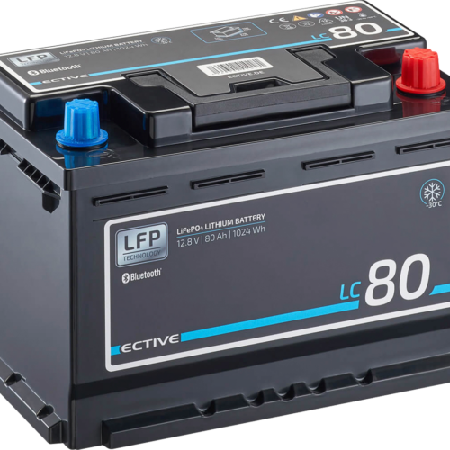 ECTIVE LC 80 LT 12 V LiFePO4 Lithiumbatterie 80 Ah - Fahrzeug-Batterien