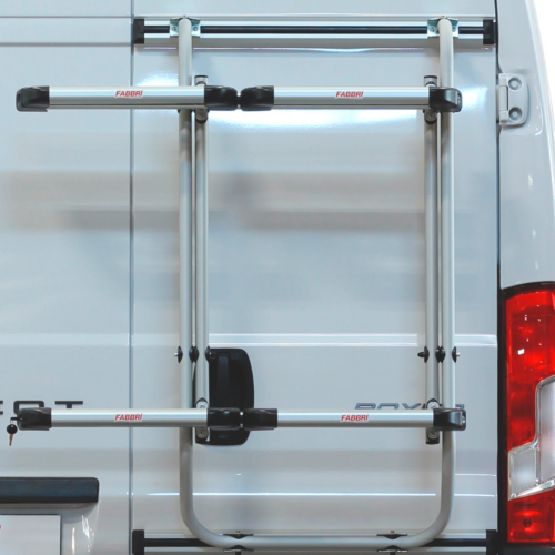 Fabbri Van Double-Door Ski Heckträger für 6 Paar Ski / 4 Snowboards silber für Crafter / Sprinter ab 2006 - Heck-Fahrradträger von Fabbri Portatutto