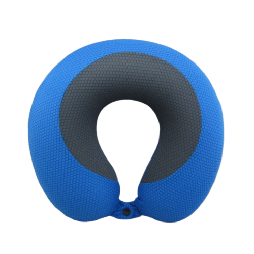 Berger Memory Nackenkissen 30 x 30 x 9 cm blau - Reisekissen & Sitzunterlagen