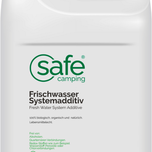 Safe Camping Frischwasser-Systemadditiv Wasseradditiv 5000 ml - Wassertankentkeimung & -reinigung