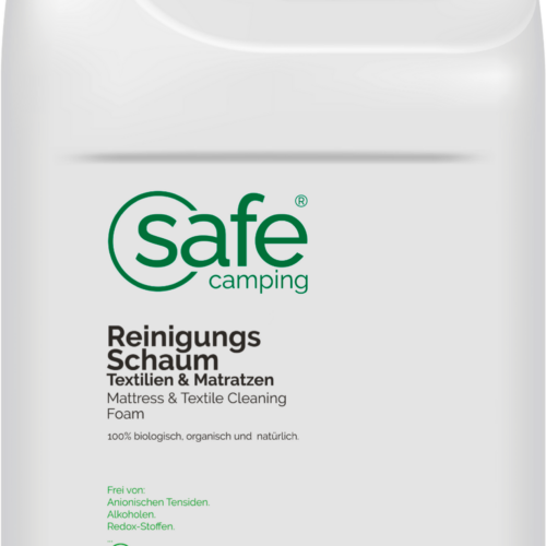 Safe Camping Reinigungsschaum Textilien und Matratzen 5000 ml - Imprägnieren, Reinigen, Pflegen