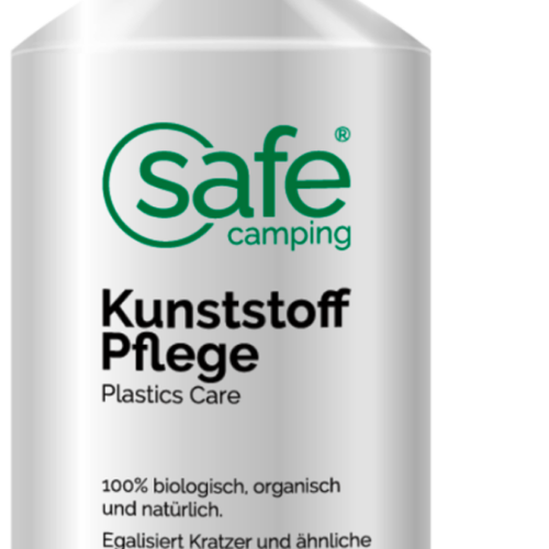 Safe Camping Kunststoff-Pflege Kunststoffpflegemittel seidenmatt und klebefrei 500 ml - Außenbereich & Lack
