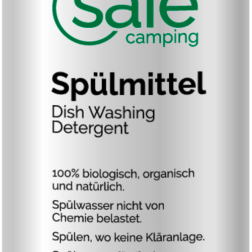 Safe Camping Spülmittel auf natürlicher Basis mit absorptiven Biopolymeren 500 ml - Spülhilfen