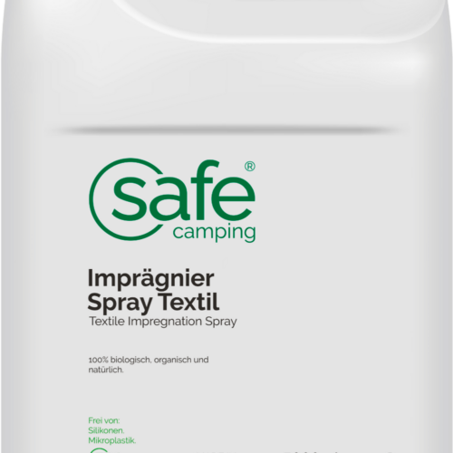 Safe Camping Imprägnier-Spray Textil Imprägnierspray wetterbeständig 5000 ml - Imprägnieren, Reinigen, Pflegen