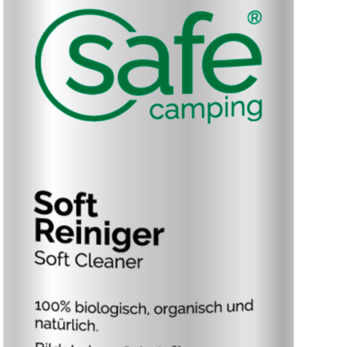 Safe Camping Soft-Reiniger zur rückstandsfreien Reinigung empfindlicher Oberflächen 1000 ml - Innenbereich & Scheiben