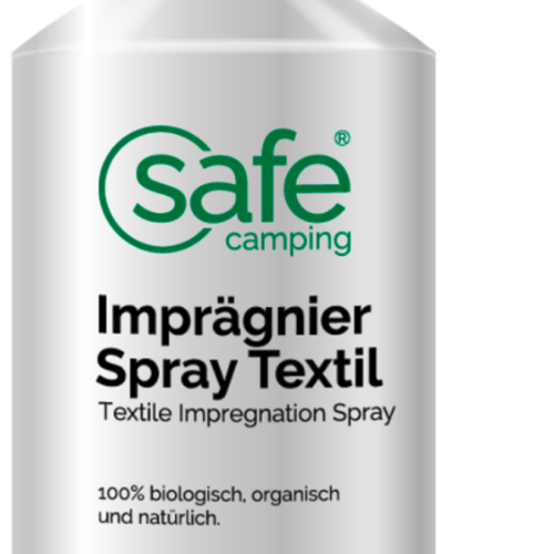 Safe Camping Imprägnier-Spray Textil Imprägnierspray wetterbeständig 500 ml - Imprägnieren, Reinigen, Pflegen