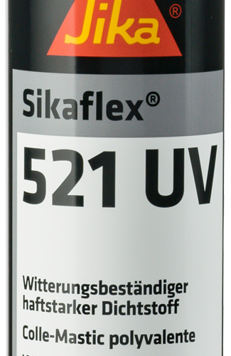 Sika Sikaflex 521 UV Dichtstoff 300 ml witterungs- und UV-beständig schwarz - Klebstoffe & Dichtmittel