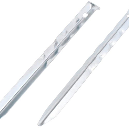 Easy Camp U-Stahl Heringe gewellt 18 cm 10er-Pack - Zeltheringe & Abspannmaterial