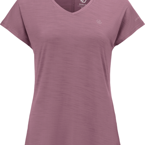 Dare2b Vigilant Tee Damen Funktionsshirt lila 44 - Damenshirts, -blusen & -pullover von Dare 2b