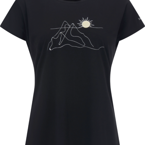 Dare2b Serenity Damen Lightweight T-Shirt schwarz 46 - Damenshirts, -blusen & -pullover von Dare 2b
