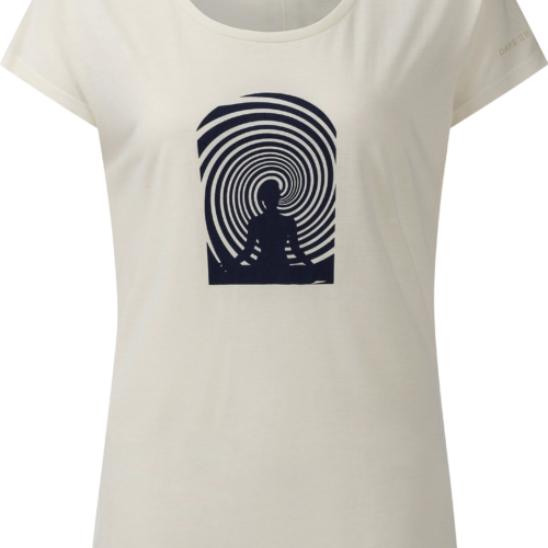 Dare2b Serenity Damen Lightweight T-Shirt beige 40 - Damenshirts, -blusen & -pullover von Dare 2b