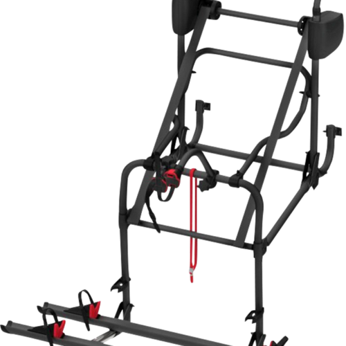 Fiamma Carry-Bike Lift 77 Heck Fahrradträger Absenkbar um 77 cm für 2 Fahrräder / E-Bike geeignet schwarz manuell - Heck-Fahrradträger