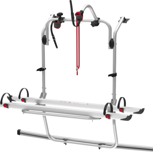 Fiamma Carry-Bike Stellantis Fahrradträger für 2 Fahrräder / E-Bike geeignet silber - Heck-Fahrradträger