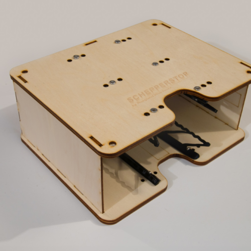 Schepperstop Birke DIY Becherbox Kompakt Größe Small 250 x 105 x 200 mm - Geschirrhalter