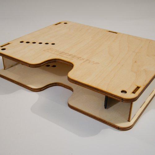 Schepperstop Birke DIY Tellerbox Kompakt Größe Large 250 x 94 x 200 mm - Geschirrhalter