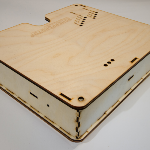 Schepperstop Birke DIY Tellerbox Regular Größe Small 296 x 50 x 254 mm - Geschirrhalter