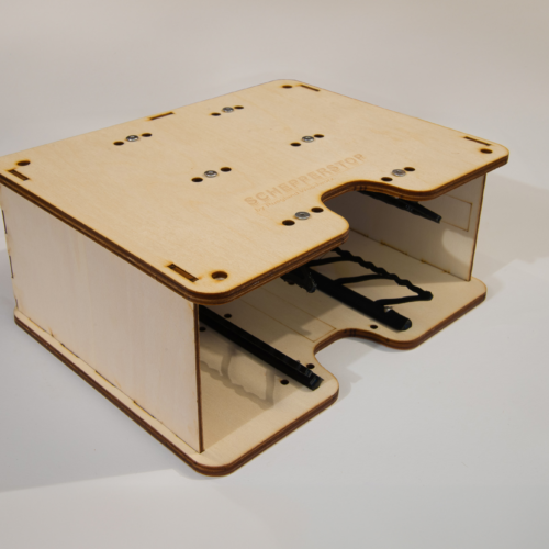 Schepperstop Birke DIY Becherbox Regular Größe Large 296 x 125 x 254 mm - Geschirrhalter