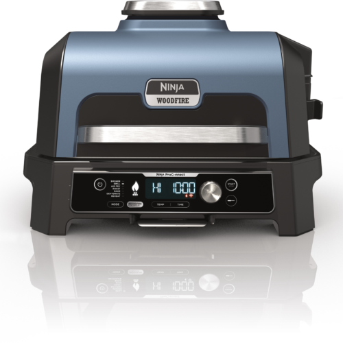 Ninja Woodfire Pro Connect XL elektrischer Outdoor Grill & Smoker 1700 W - Elektrogrills von Shark Ninja