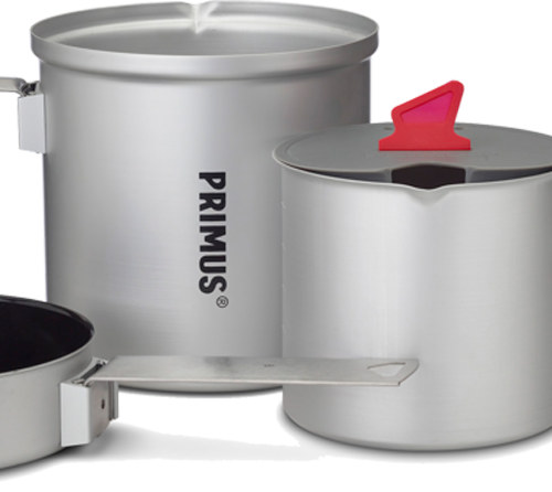 Primus Essential Trek Camping Kochset 6 teilig inklusive Transportbeutel - Kochgeschirr-Sets