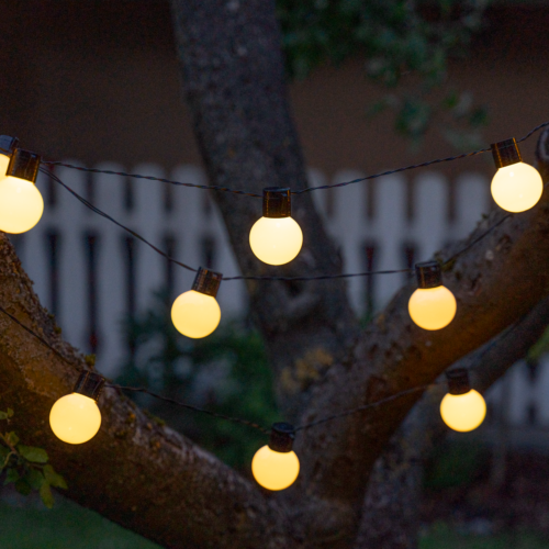 Berger Balls Solar Lichterkette 20 LED Kugeln (Länge 7 m) - Lichterketten & Dekobeleuchtung