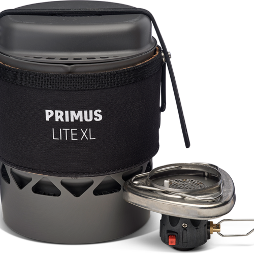 Primus Lite XL System II Gaskocher 1700 W inklusive Topf 1 Liter schwarz - Gaskocher