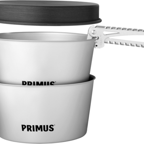 Primus Essential Campingkochset aus Aluminium 4 teilig 1,3 Liter - Camping-Töpfe