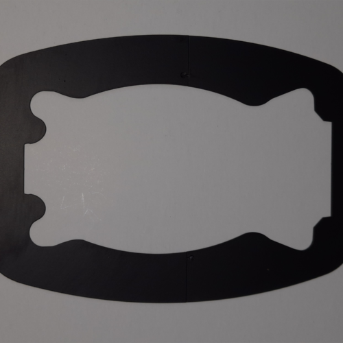 Mobil Safe Stechschutzplatte Türgriff Eurochassis ab 2006 Edelstahl schwarz matt pulverbeschichtet - sonstiges Sicherheitszubehör von Mobil-Safe