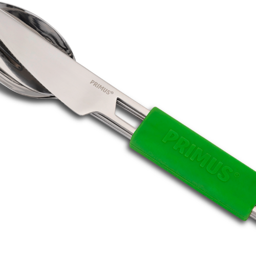 Primus Leisure Cutlery Besteckset aus Edelstahl 3-teilig leaf green - Campingbesteck