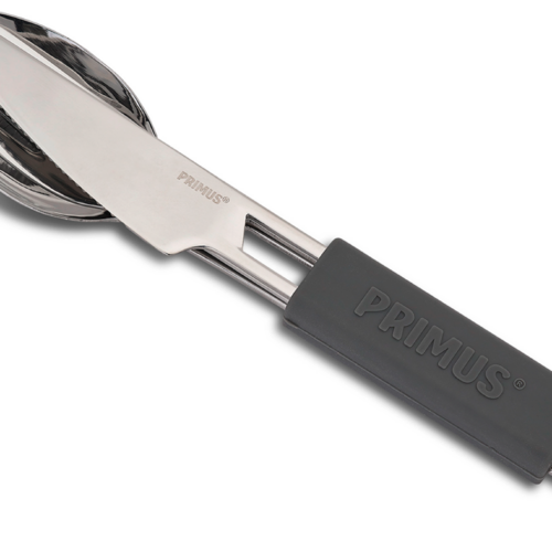 Primus Leisure Cutlery Besteckset aus Edelstahl 3-teilig concrete grey - Campingbesteck