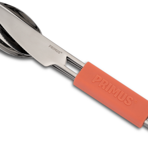 Primus Leisure Cutlery Besteckset aus Edelstahl 3-teilig salmon pink - Campingbesteck