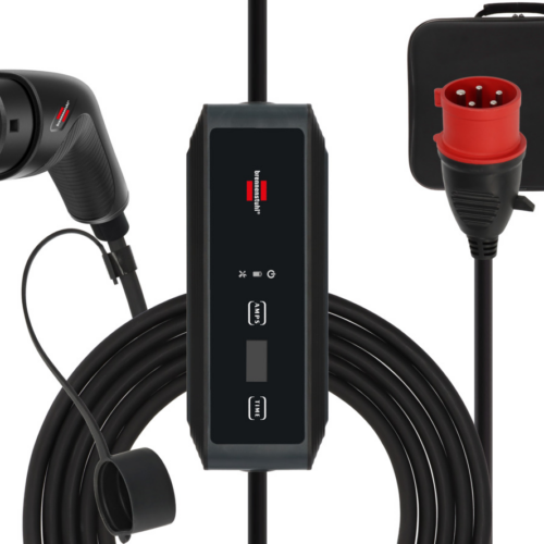 Brennenstuhl EV Ladegerät Typ 2 CEE Mobile Wallbox 11 kW 8 Meter Kabel - Batterie-Ladegeräte