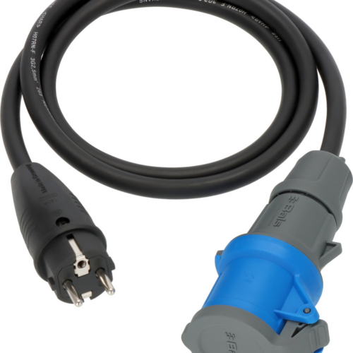 Brennenstuhl H07RN-F 3G2,5 Camping-Adapterleitung CEE Adapterkabel 1,5 Meter Anschluss CEE-Kupplung / Schutzkontakt-Stecker - CEE-Kabel