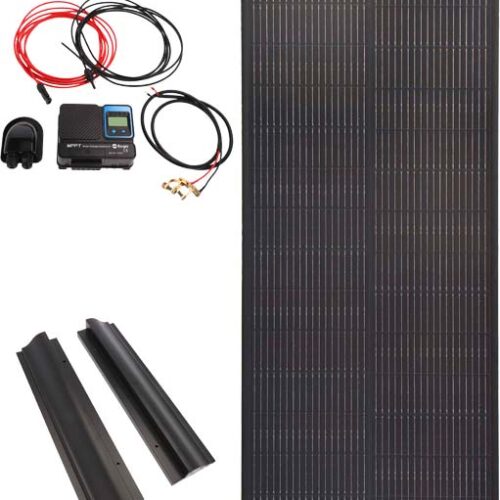 Berger Komplettanlage Deluxe Solarpanel Set 100 W - Solar-Komplettsets
