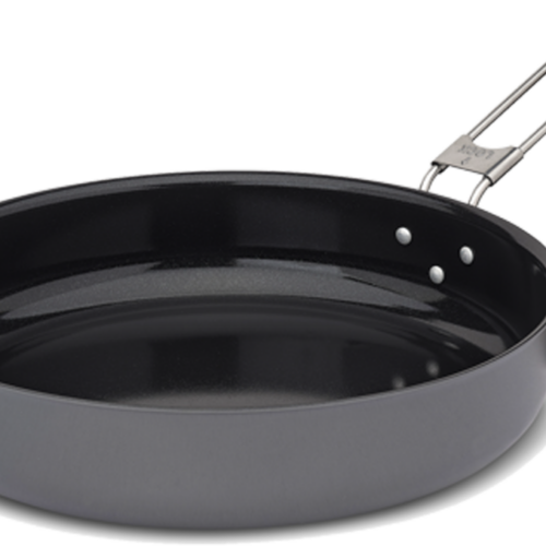 Primus LiTech Camping Bratpfanne mit Klappgriff 2 teilig ⌀ 25 cm - Grillroste, Pfannen und Platten