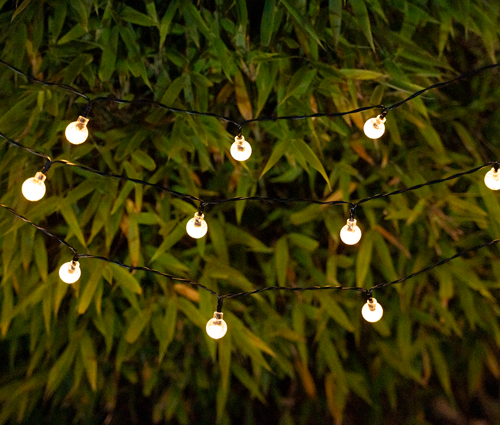 Berger Balls Solar Lichterkette 50 LED Kugeln (Länge 8 m) - Lichterketten & Dekobeleuchtung