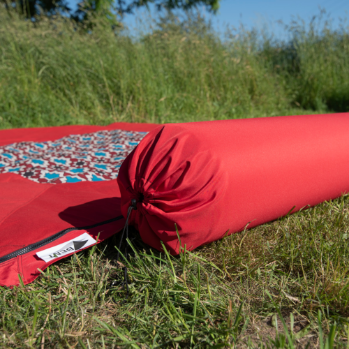 Bent Kissenrolle Zip-XL Lounger barbados cherry - Reisekissen & Sitzunterlagen