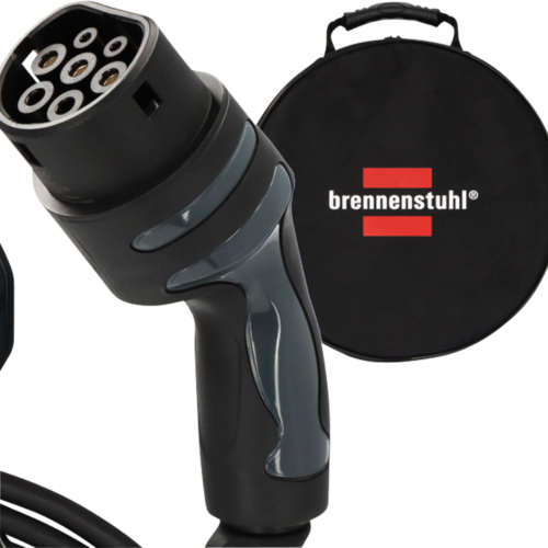 Brennenstuhl EV Ladegerät Typ 2 Schutzkontakt Mobile Wallbox 2,3 kW 8 Meter Kabel - Batterie-Ladegeräte