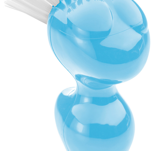 Koziol Tweetie Gemüsebürste aus biozirkulärem Kunststoff 12,9 cm sweet blue - Sonstiges Küchenzubehör