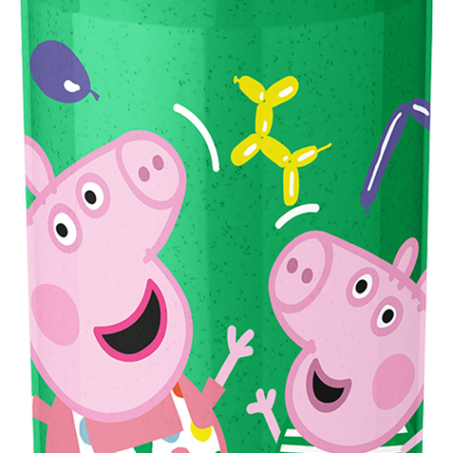 Koziol Stan Peppa Pig Pop Trinkflasche 500 ml organic spring green - Trinkflaschen