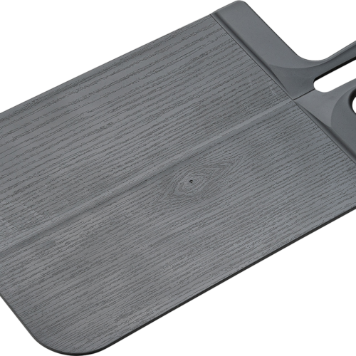 Koziol Snap L Schneidebrett mit Klappfunktion 46,4 x 24,2 cm nature ash grey  - Schneidebretter