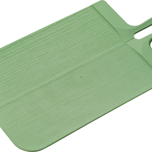 Koziol Snap L Schneidebrett mit Klappfunktion 46,4 x 24,2 cm nature leaf green - Schneidebretter