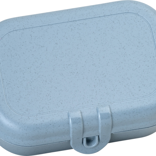 Koziol Pascal S Lunchbox 15,1 cm nature flower blue - Lebensmittelbehälter / Vorratsdosen