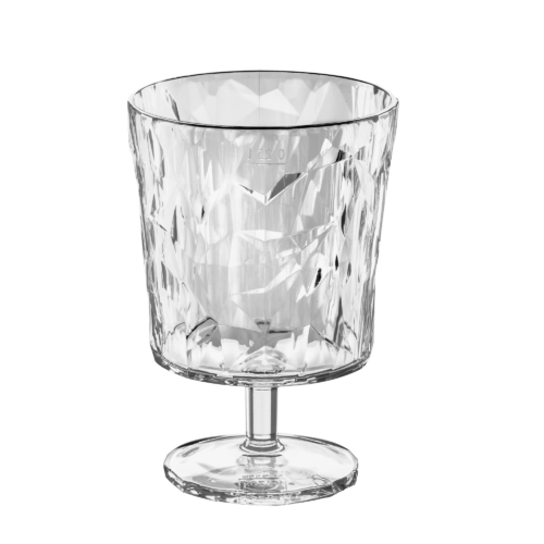 Koziol Club Light Weinglas aus Kunststoff stapelbar / bruchsicher 250 ml crystal clear - Gläser