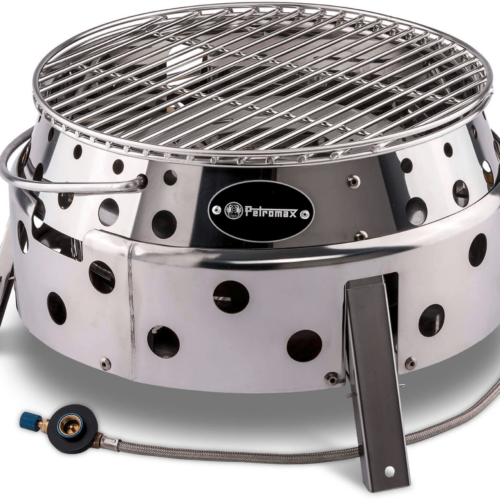 Petromax Atago Kartuschengrill klappbar Edelstahl Durchmesser Grillrost 28 cm / 3,8 kW - Kartuschengrills