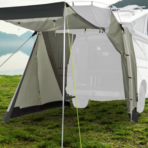 Outwell Sandcrest L Vorzelt / Heckzelt für Campingbusse / Transporter Grün - Heckzelte