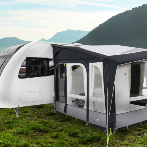 Dometic Club AIR Pro 390 S Aufblasbares statisches Vorzelt Breite 3,9 m Anbauhöhe 235 - 265 cm - Teilvorzelte